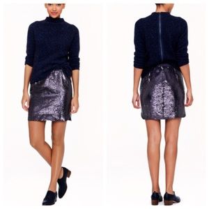J. Crew Sequin Miniskirt